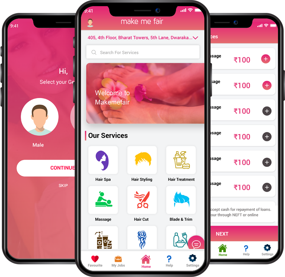 salon app development
